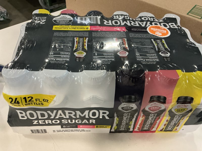 Condition photo showing New/Like New for BB 12/16/2025BODYARMOR ZERO Sugar Variety Pack, Sugar Free Sports Drink - Low-Calorie Hydration - Natural Flavors