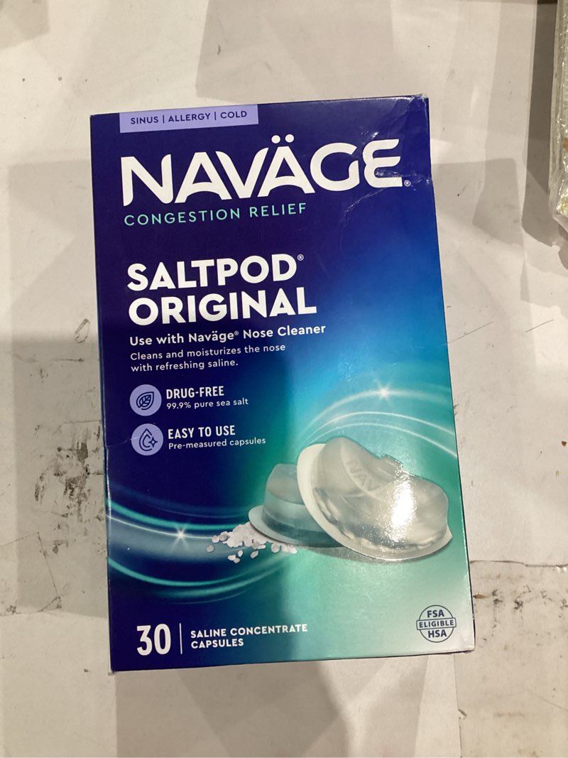 Condition photo showing New/Like New for Navage Original SaltPod Bundle 30 Pack (30 SaltPods) Salt Pod Refills Only - Exclusively Designed Nasal Irrigation System - Sinus Rinse and Saline Pods for Fast & Soothing Relief