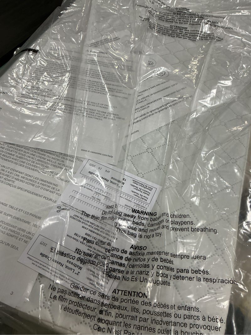 Condition photo showing Good Condition for Pro Goleem Baby Bassinet Mattress Pad 33"x20" Rectangle, Waterproof Soft Cover Gel Memory Foam, Dual Side Cradle Mattress 33''x20''Rectangle