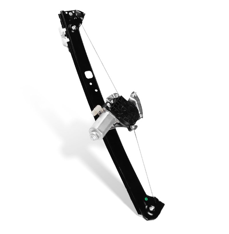 SCITOO Rear Left Driver Side Power Window Regulator with Motor Replacement for 2000-2006 for BMW X5,Replace# 741-412