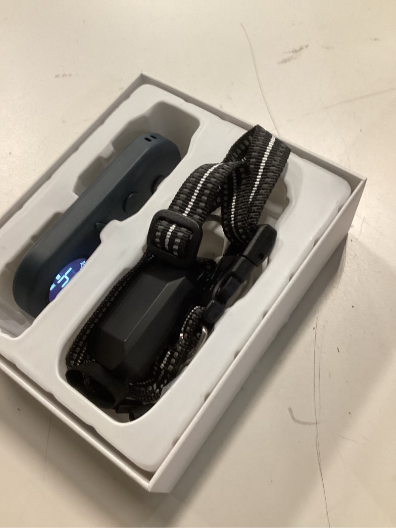 Condition photo showing Good Condition for ultra small shock collar for small dogs, dog training collar with remote for small & medium dogs 5-30lbs, waterproof, rechargeable, 1300ft range, collar with beep, vibration, safe shock black