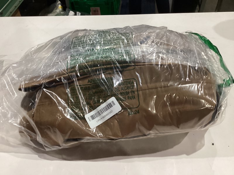Condition photo showing Good Condition for stangh brown velvet curtains for living room, neutral room darkening window drapes with privacy protection super soft energy efficient panels for nursery home office, w52 x l90, 2 panels 52"w x 90"l (pack of 2) * tan brown