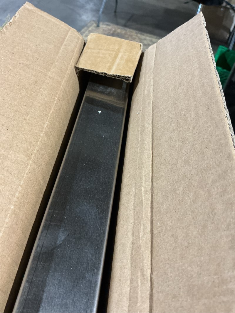 Condition photo showing As Is for stainless steel microwave shelf, 15"x20" 180 lb heavy duty metal appliance wall mount floating shelving, commercial microwave rack for kitchen, restaurant and hotel 15×20-microwave