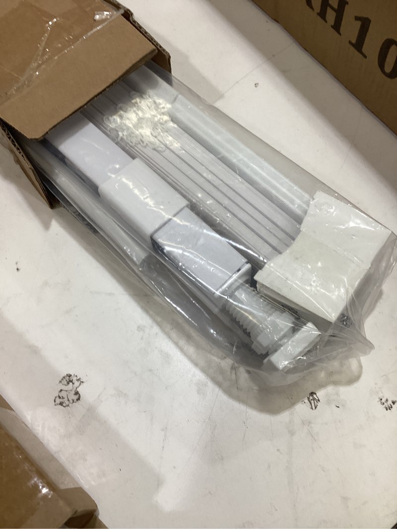 Condition photo showing Good Condition for lazblinds no tools no drill 1" vinyl mini blinds, cordless blinds for windows, light filtering horizontal window blinds & shades, 27" w x 64" h, white cordless-white 27" w x 64" h