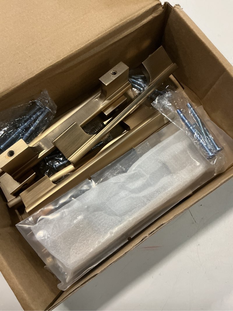 Condition photo showing Good Condition for 12 Pack 4"(102mm) Champagne Bronze Cabinet Pulls Kitchen Cabinet Handles Bronze Drawer Pulls Cupboard Hardware for Cabinets CK0015 4"/102MM Hole Center Champagne New