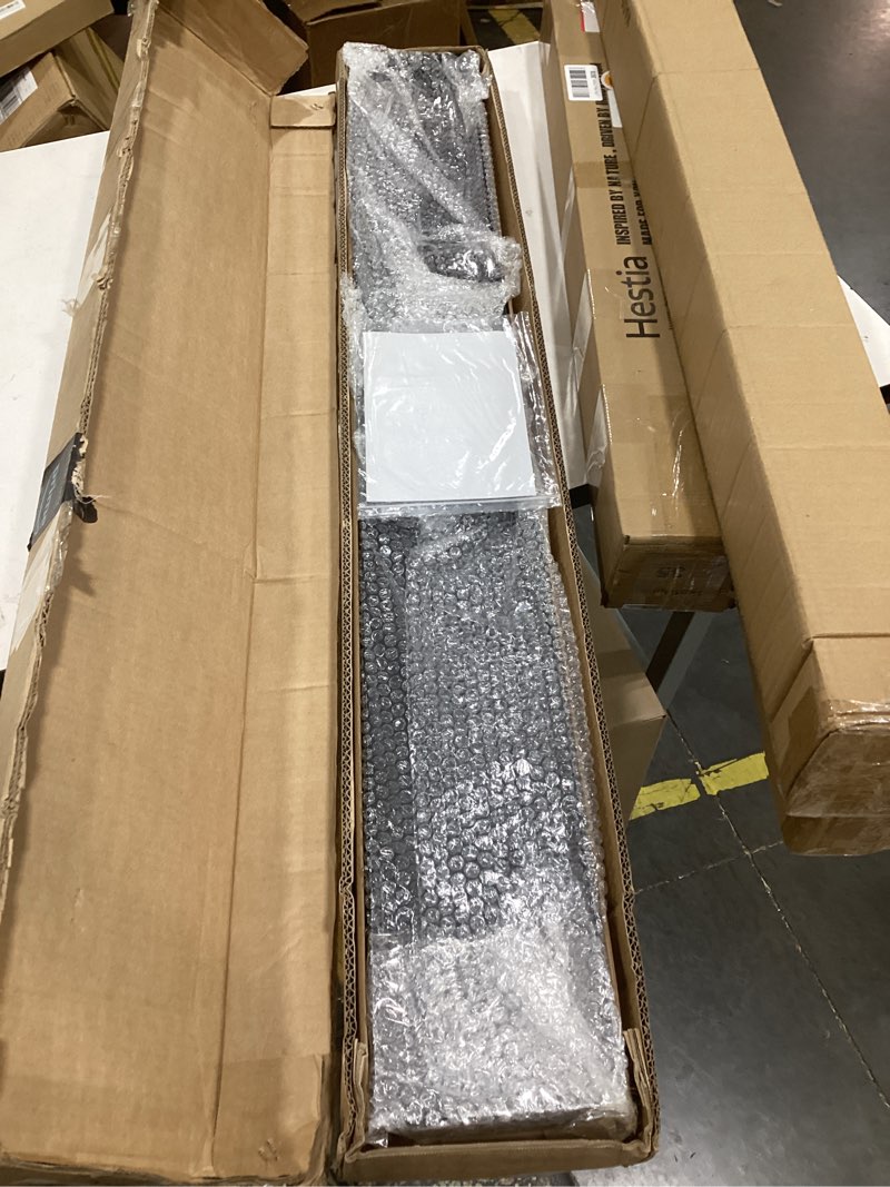 Condition photo showing As Is for electric fireplace insert trim kit for 33" w x 25" h?black, for asin b0clb7bbk7 trim for 33"w x 25"h