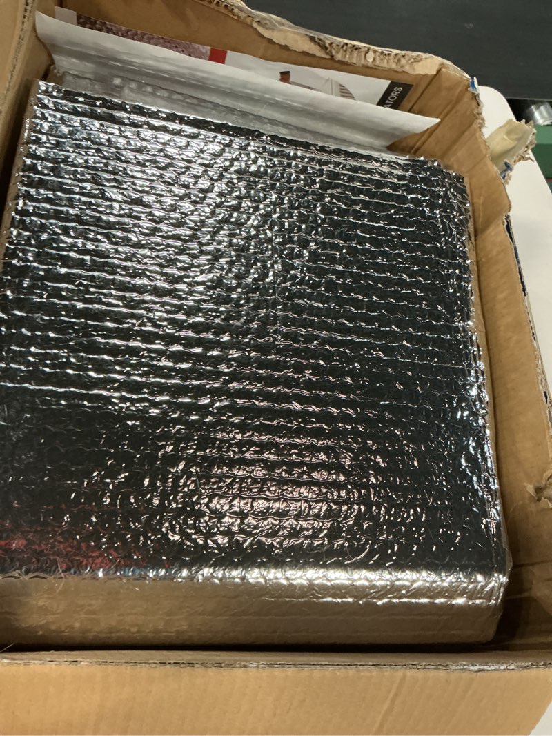 Condition photo showing Good Condition for Double Reflective Bubble Foil Insulation Foam, 47IN X 10FT Aluminum Foil Thermal Insulation Radiant Barrier for Windows, Garage Door, RV, Roof 1 47IN X 10FT