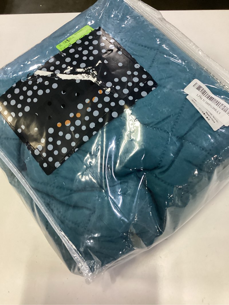 Condition photo showing Good Condition for kekuou stretch sofa cover slipcover ?couch covers for 3 cushion couch sofa (79"-94") furniture protector 3 seater sofa with elastic bottom for kids,dog, jacquard small checked(large,classic blue)