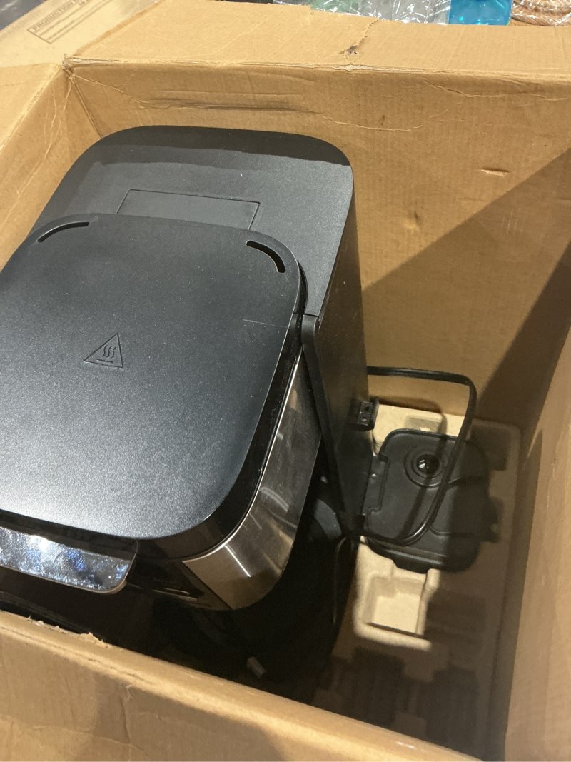 Condition photo showing As Is for ninja | drip coffee maker | dualbrew pro hot & iced coffee machine | use with k-cup coffee pods | 3 brew styles (classic, rich, & iced) | 60oz removable reservoir & dishwasher safe | black | cfp101 paper filter