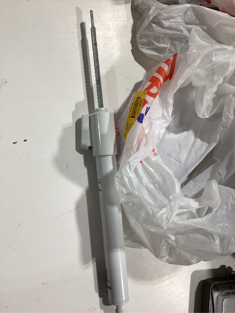 Condition photo showing As Is for wright products 11.25-in e-z hold adjustable white aluminum hold open screen/storm door