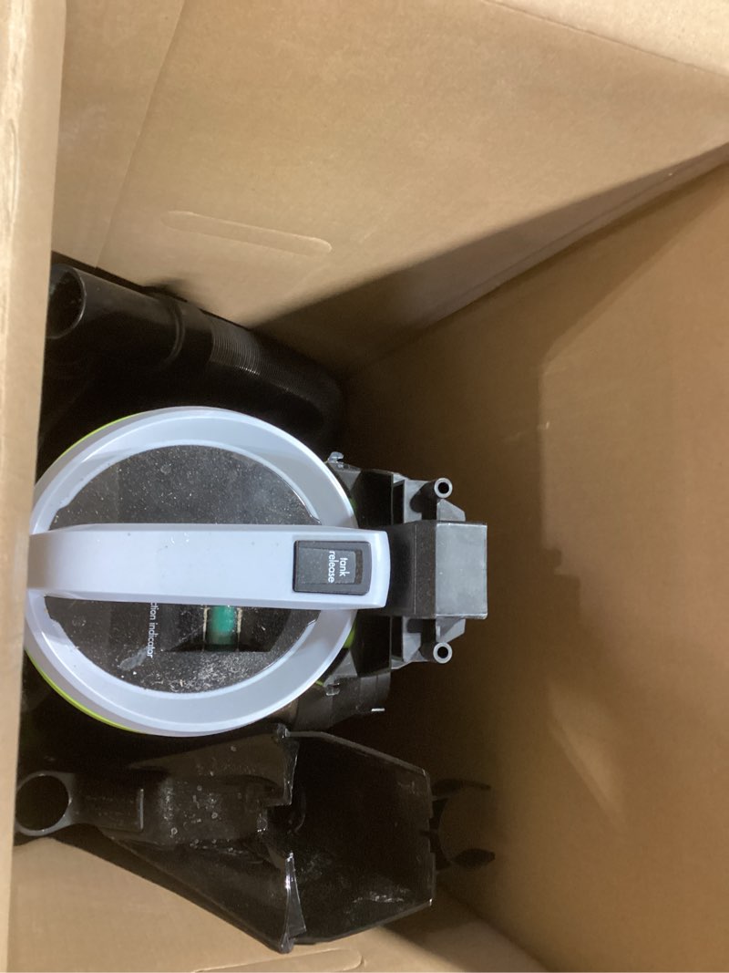 Condition photo showing As Is for Bissell 2252 CleanView Swivel Upright Bagless Vacuum with Swivel Steering, Powerful Pet Hair Pick Up, Specialized Pet Tools, Large Capacity Dirt Tank, Easy Empty Green