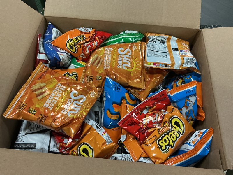 Condition photo showing New/Like New for  (BBY : JUL /01 /2025 )) Frito-Lay Fun Times Mix Variety Pack, 2.37 Pounds, (Pack of 40) Fun Times Mix 40 Count (Pack of 1)