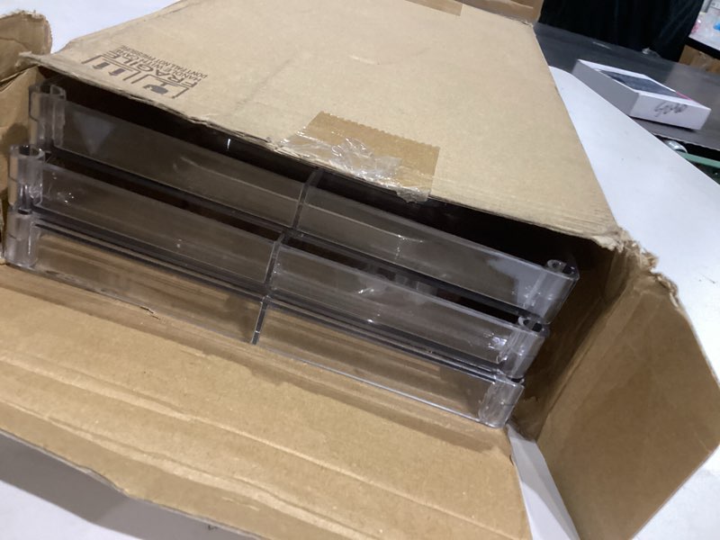 larger compartment - 4 tier stackable water bottle organizer holder - for stanley 40oz & others' large tumbler - clear wine rack, 16 cup bottle holder for cabinet home countertop fridge pantry shelf 4 tier - hold 16 clear