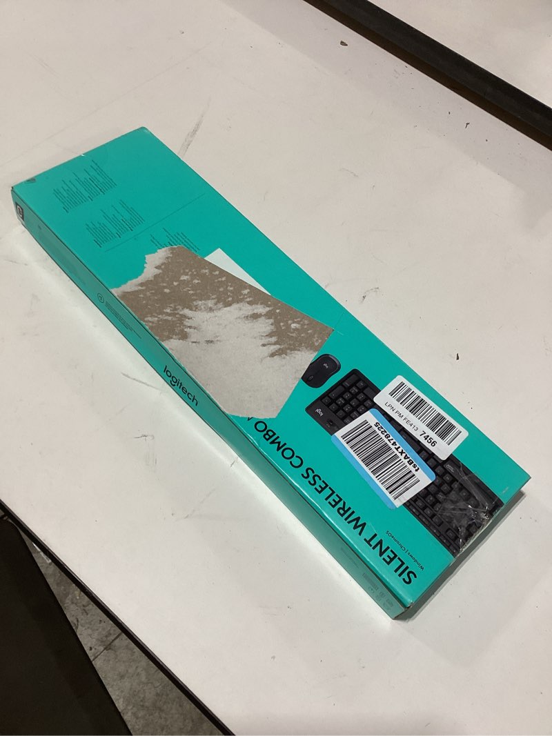 Condition photo showing New/Like New for Logitech MK295 Wireless Mouse & Keyboard Combo with SilentTouch Technology, Full Numpad, Advanced Optical Tracking, Lag-Free Wireless, 90% Less Noise - Graphite Black