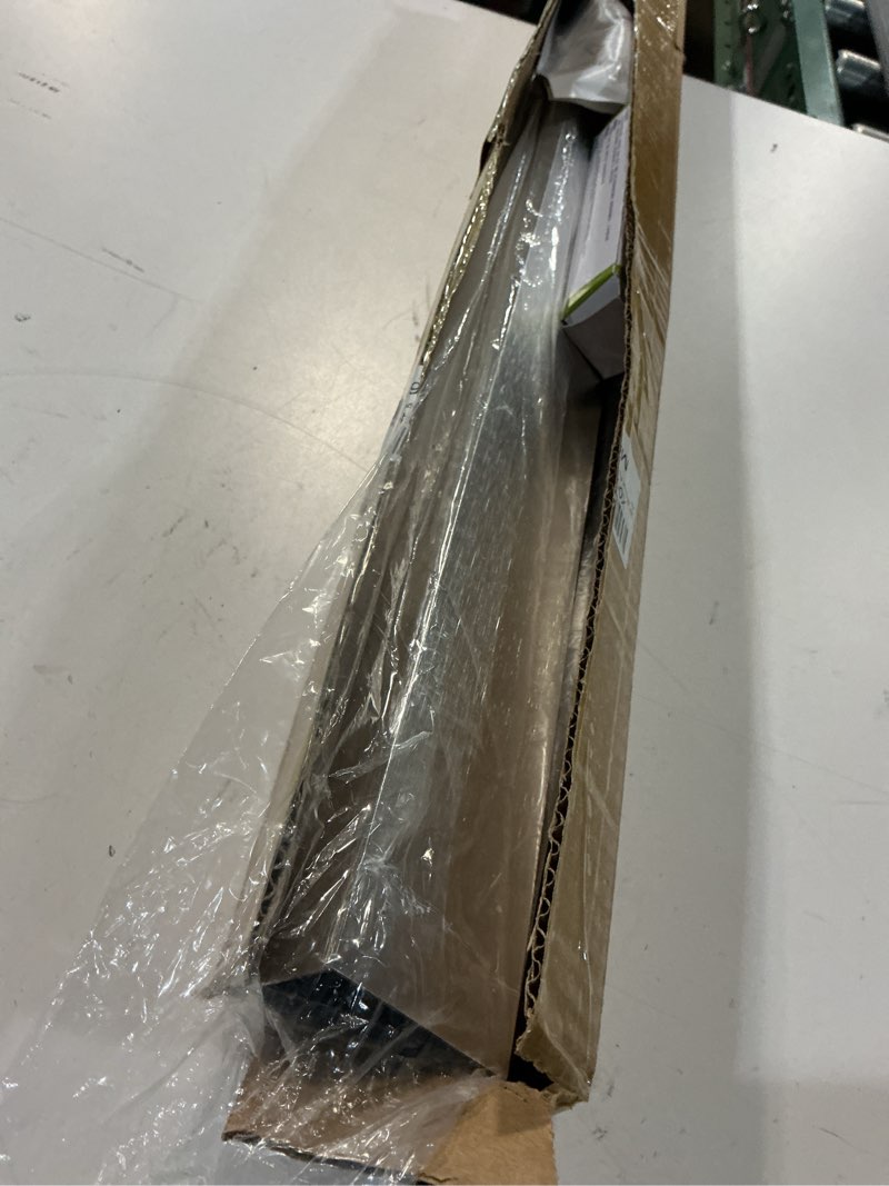Condition photo showing Good Condition for 30" slide-in range rear filler kit w10113901a, stove gap universal triangular filler strip, top trim kit between stove and wall for whirlpool & most brand, durable aluminum silver