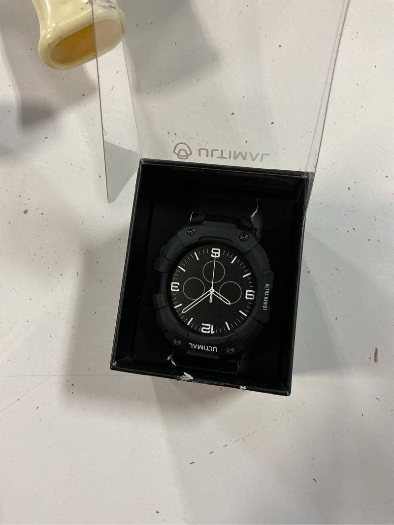 Condition photo showing Good Condition for ultimal bands compatible with samsung galaxy watch ultra 47mm band with case for men, rugged sports case protective for galaxy watch ultra (2025/2024) matte black