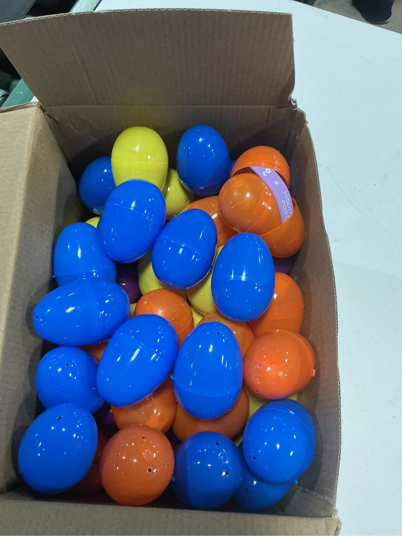 Condition photo showing Good Condition for grastfu 100 pack prefilled easter eggs with assorted toys inside 6 surprise golden eggs, 100 plastic easter eggs fillers with fidget toys, easter basket stuffers hunt party favors for kids boys girls