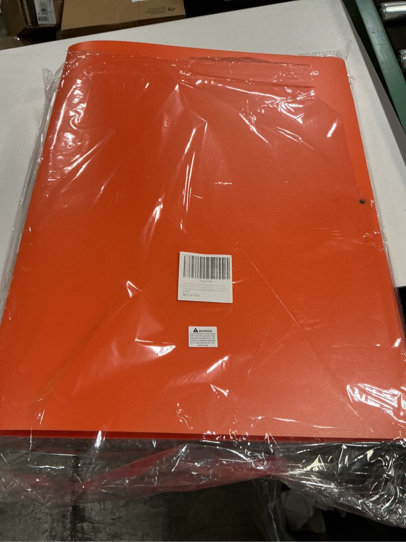 Condition photo showing New/Like New for Aozznest 1000-Piece Puzzle Storage Folder with Durable Metal Rings, 16 Large-Capacity High-Definition Scratch-Resistant Plastic Pockets (Orange), Storage Accessory for Adult Puzzle Enthusiasts