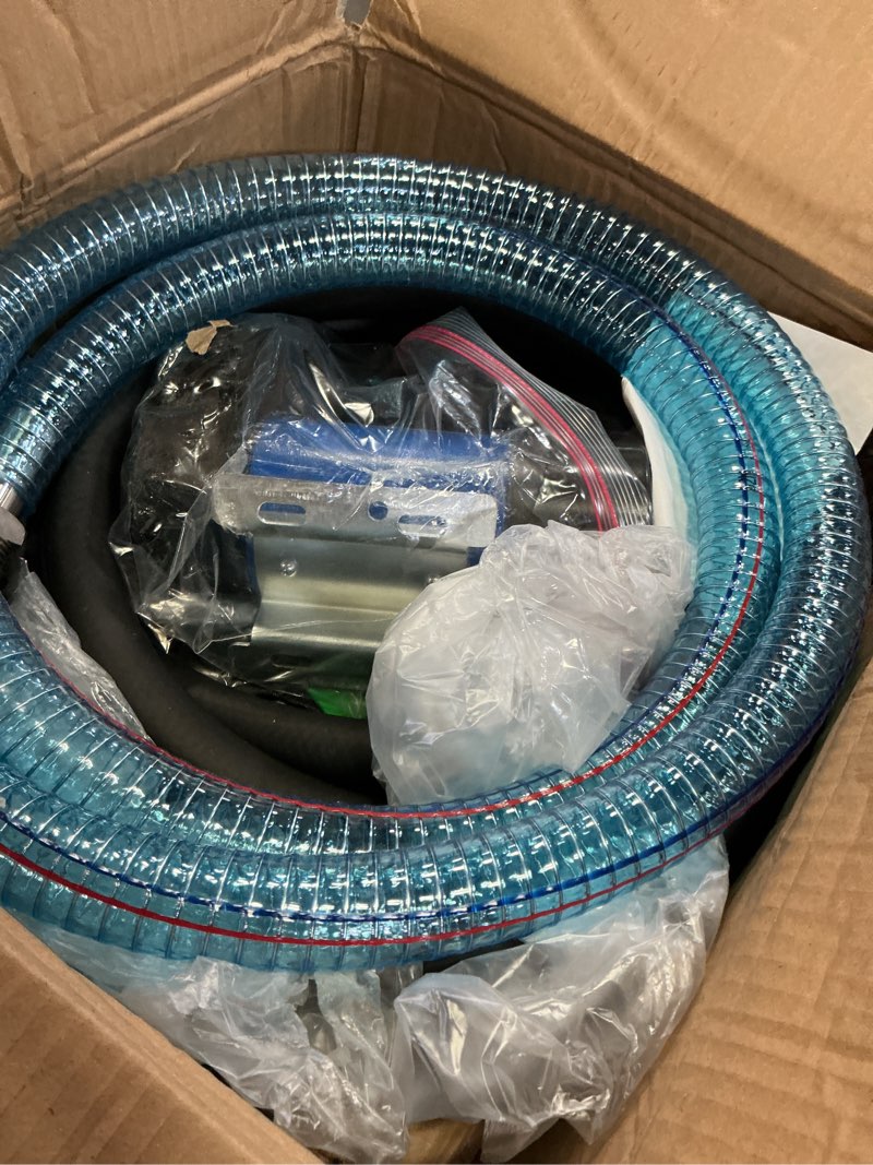 Condition photo showing Good Condition for ac110-120v volt electric fuel transfer pump, mechanical meter, fuel hose,auto fuel nozzle,filter,npt connect fitting,12 gpm diesel transfer pump with handle for transferring diesel,kerosene heavy duty ac 110-120v