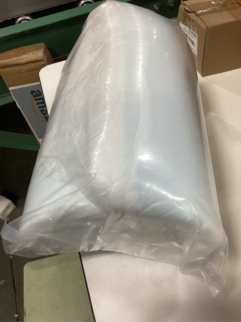 Condition photo showing New/Like New for Bed Wedge Pillow With Memory Foam Top 7.5in - Ideal For Comfortable, Restful Sleeping - Wedge Pillow Neck & Back Pain Relief, Acid Reflux, Snoring, Heartburn, Allergies - Versatile & Washable Cover Standard: 7.5"