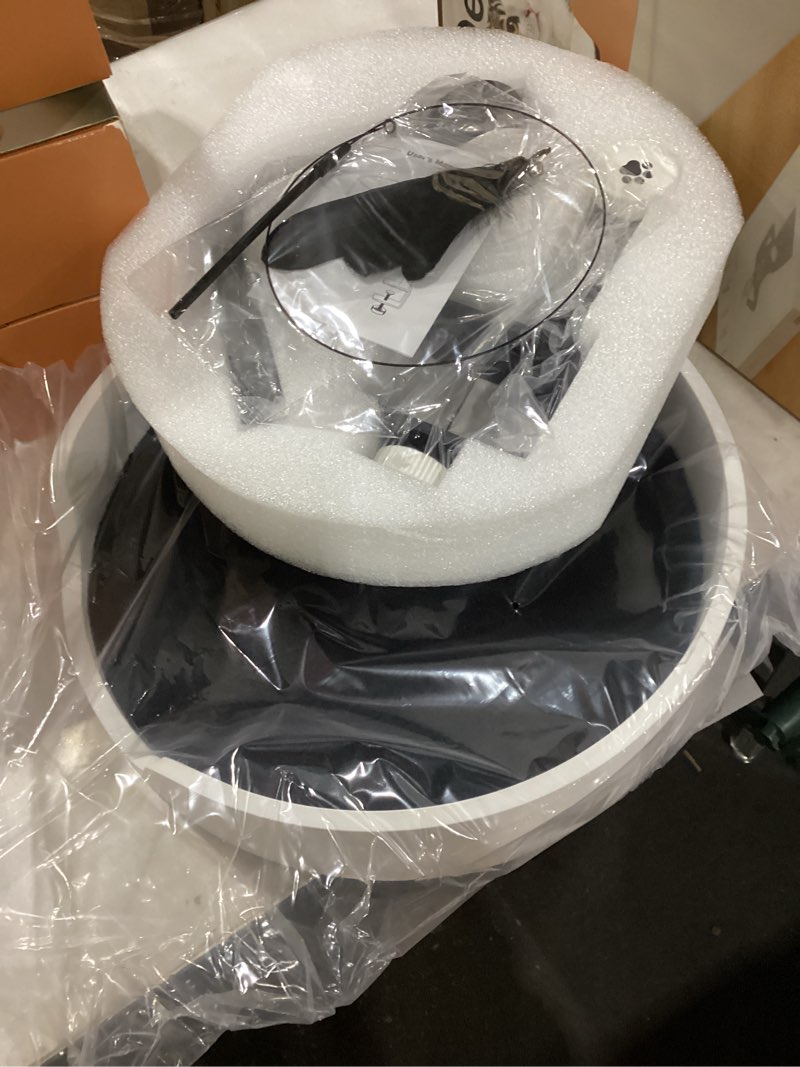 Clioran Cat Desk Bed Large Perch Nest with Teaser Easy Install,Space Saving Mount Design,Sturdy Fram