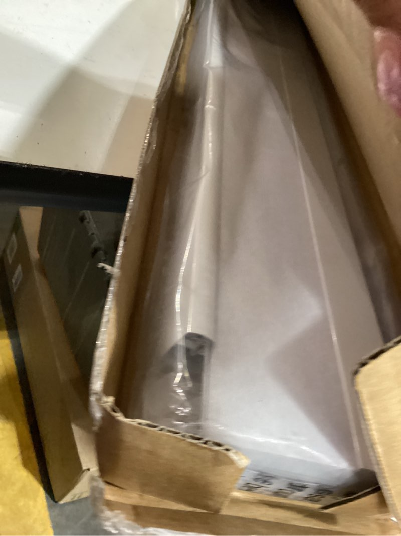 Condition photo showing Good Condition for lazblinds cordless cellular shades for french doors, no drill french door blinds for privacy, blackout light blocking honeycomb shades for sliding doors front door patio, 1 pack, 30" w x 78" h, white white-blackout 30"w x 78"h
