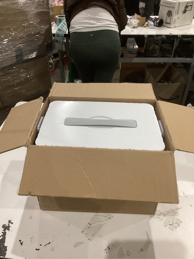 Condition photo showing Good Condition for 3-tier medicine organizer - portable medicine cabinet with plastic handle, multipurpose medical box, pill organizer, empty first aid kit for home