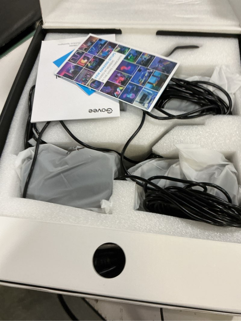 Condition photo showing Good Condition for govee smart outdoor spotlight, ip67 waterproof spotlights, landscape lights work with matter, alexa, and google assistant, rgbwic color changing light for outdoor decor, corded electric, 4 pack