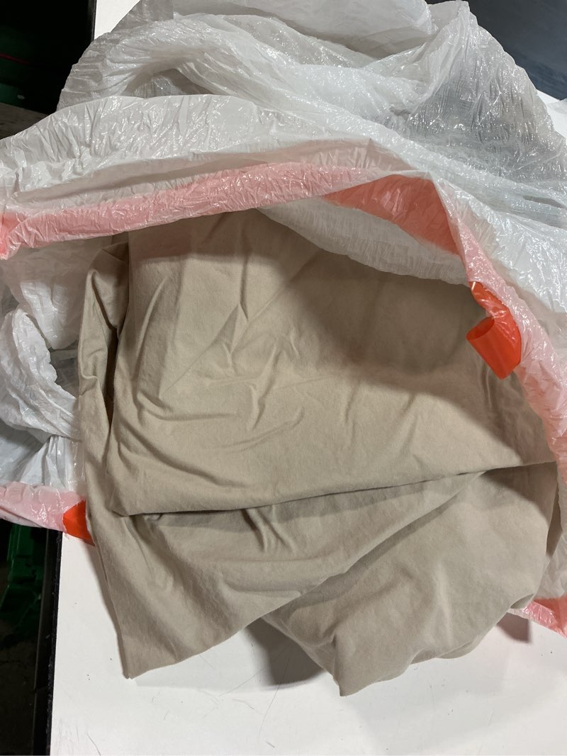 Condition photo showing Good Condition for organic crisp percale fitted sheet set, king, toffee