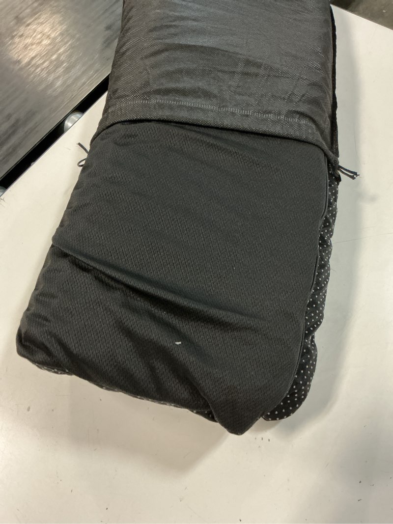 Condition photo showing Good Condition for plus size gel seat cushion for long sitting, large cooling supportive seat pad for back, sciatica, muscles, tailbone pain relief, used for the office, wheelchair, car, recliner, truck, kayka.(black)