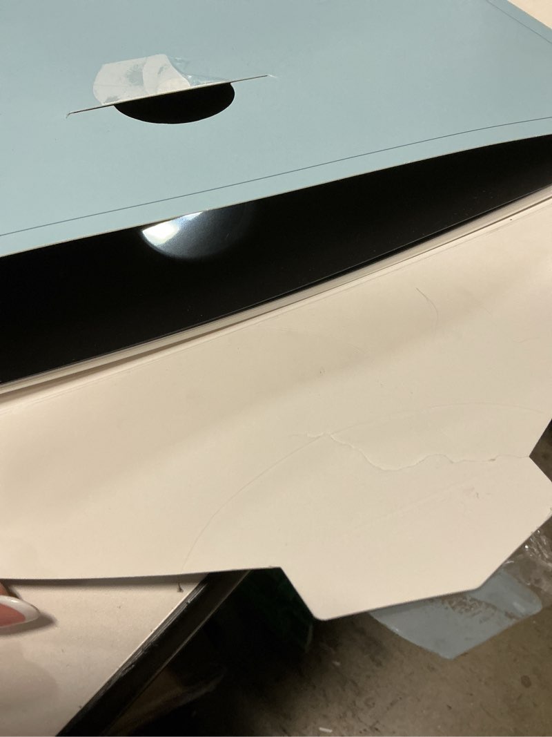 Condition photo showing New/Like New for [2 pack] 27 inch computer privacy screen for 16:9 aspect ratio widescreen monitor, eye protection anti glare blue light computer monitor privacy filter, removable anti-scratch 27in protector film 27" (16:9)