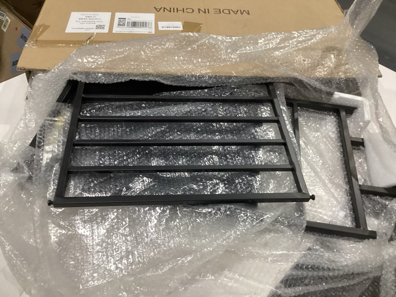 Condition photo showing New/Like New for BUKLYN Firewood Rack Outdoor - Firewood Rack Size?18 * 13 * 30 inch, Firewood Rack Indoor is Coated with Rust Prevention,Fire and Moisture-Proof, Iron Square Tube, (Two-Layer Design)