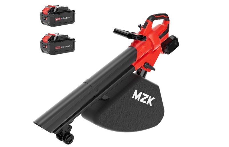 mzk 40v cordless leaf blower vacuum mulcher, 3-in-1 battery powered leaf