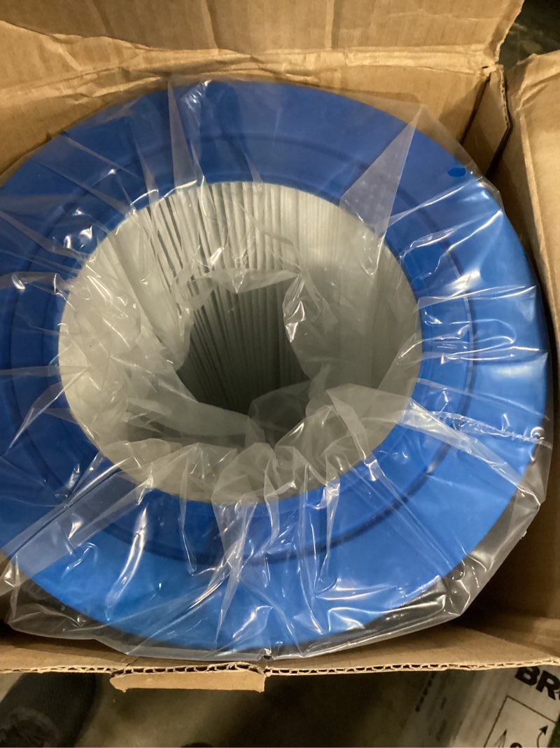 Condition photo showing New/Like New for cc100 pool filter cartridge, compatible with pentair cc100, ccrp100, replaces pleatco pap100, unicel c-9410, filbur fc-0686, pentair r173215, 100 sq.ft, dimensions: 23 5/8" x 10 1/16"