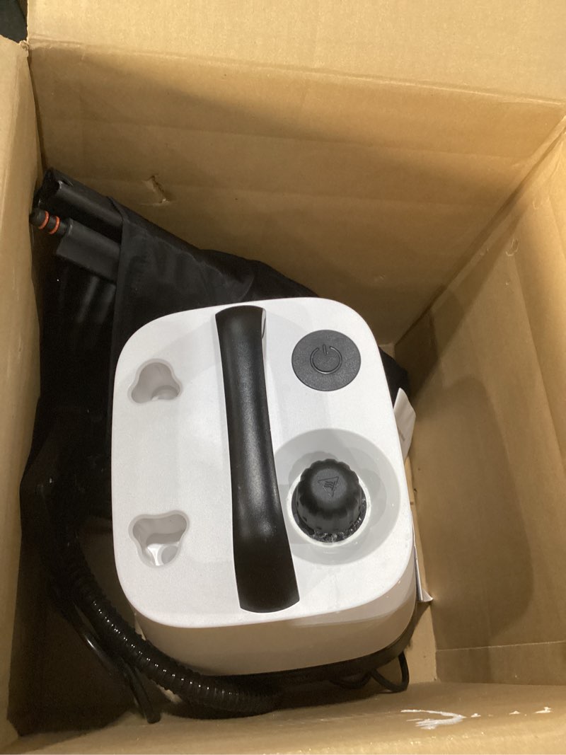 Condition photo showing As Is for USED NOT TESTED MISSING PARTS SIMILAR TO Amazon Basics Multipurpose Steam Cleaner for Home with 22 Accessories, Chemical-Free Cleaning, 51oz tank, 1500W, White