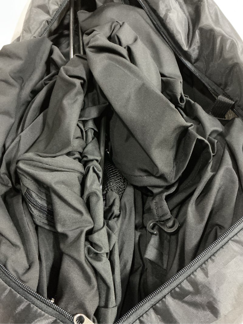 Condition photo showing As Is for blackout tent for pack and play - one-click opening pack n play blackout cover - black out tent for sleep pod & mini crib, breathable crib blackout cover block 95% light black-1