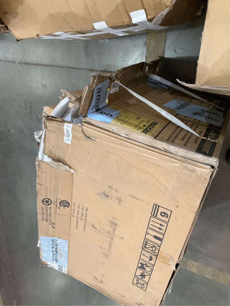 Condition photo showing As Is for whirlpool 15,000 btu window mounted inverter air conditioner with quiet, high efficiency operation and remote, window ac unit for apartment, living room, bedroom, large rooms up to 700 square feet