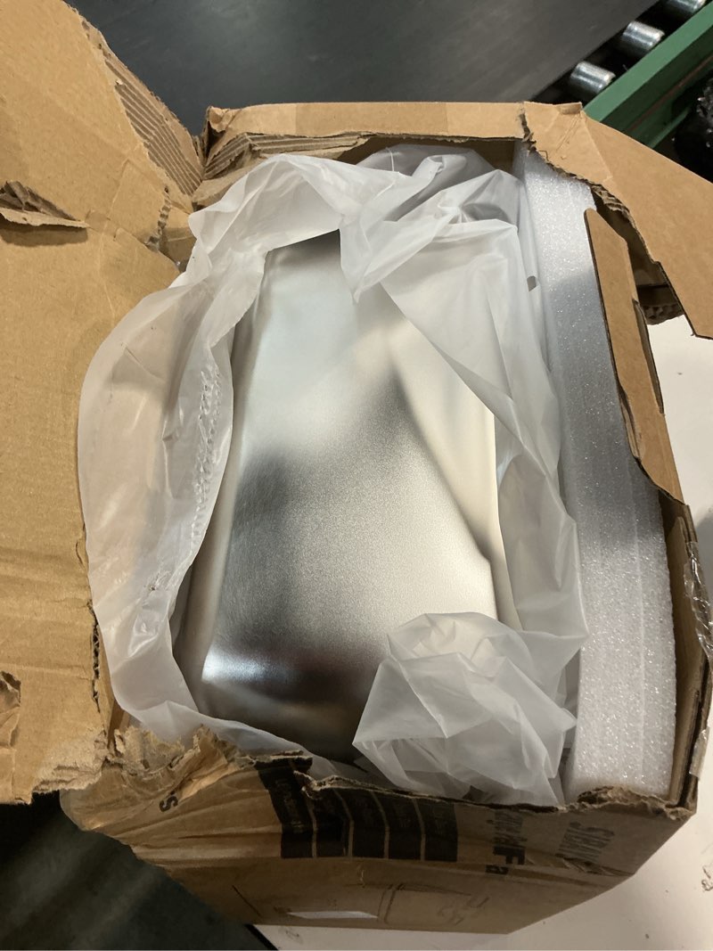Condition photo showing New/Like New for sibays 15l large dog water fountain, 4 gal stainless steel pet water fountain for dogs inside, ultra quiet automatic dog water bowl dispenser with water level window & led light, easy to clean fs80
