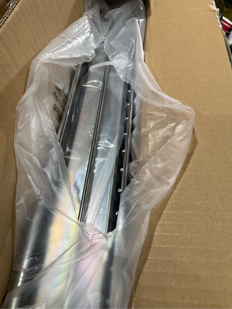 Condition photo showing Good Condition for pull out cabinet organizer,slide out kitchen cabinet storage shelf and drawer organizer need 12" w and 22" d cabinet, chrome finish (11 * 21 in) 11*21 in