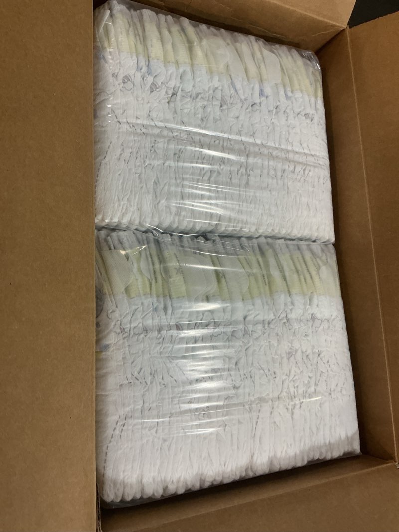 Condition photo showing New/Like New for pampers swaddlers diapers, size 5 (20-37 lbs), 132 count, absorbent, keeps baby dry and comfortable, skin safe disposable baby diaper (packaging may vary) size 5 132