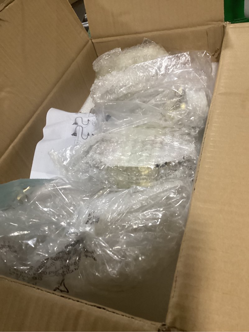 Condition photo showing Good Condition for KCO Lighting Brass Gold Wall Sconces Set of 2 Mid Century Glass Wall Sconces Set of Two Modern Globe Wall Light Round Wall Light Bedroom Fixtures 2 Pack Yellow-2PC