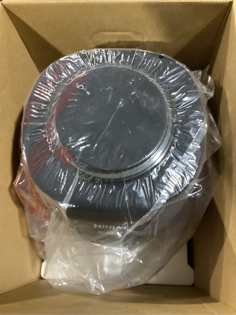 Condition photo showing New/Like New for ninja air fryer | 4 qt capacity | 4-in-1 roast, crisp, roast, reheats, & dehydrates | dishwasher safe parts | 105°f-400°f | includes 20 easy & healthy recipes | 1550 watt | grey | af101