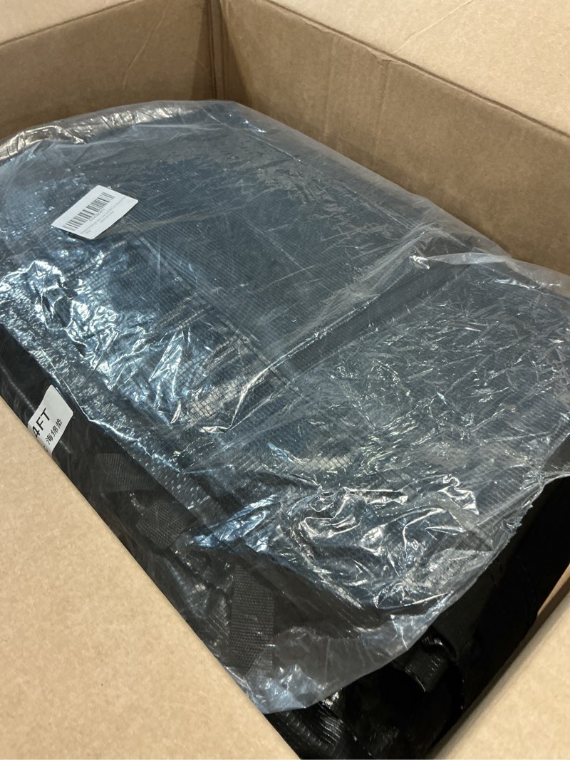Condition photo showing Good Condition for trampoline spring cover, gonoce 14ft trampoline pad replacement, no holes for poles, waterproof and tear-resistant black (rx002)