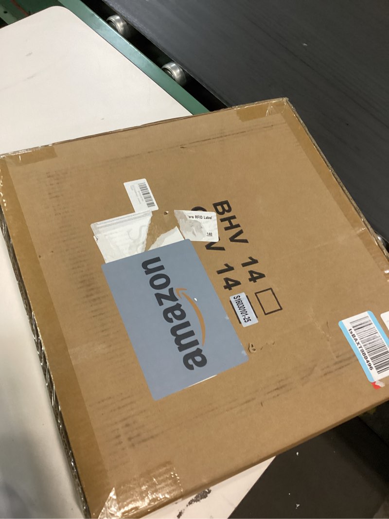 Condition photo showing New/Like New for 14 Inch Galvanized Shutter Exhaust Louver Vent, Automatic Gravity Shutter Louver Vent for Home Attics, Workshops, Barn, Greenhouse (Motor&Blades are not Included)