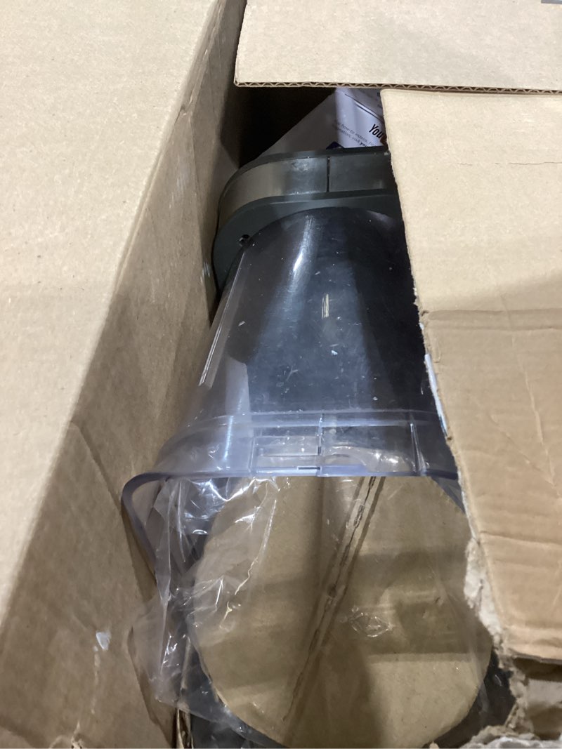 Condition photo showing As Is for ninja blender & food processor combo, foodi power blender system for smoothies, bowls, spreads & shakes, 6 functions, 72-oz pitcher, to-go cups, silver, ss401 1600 peak watts