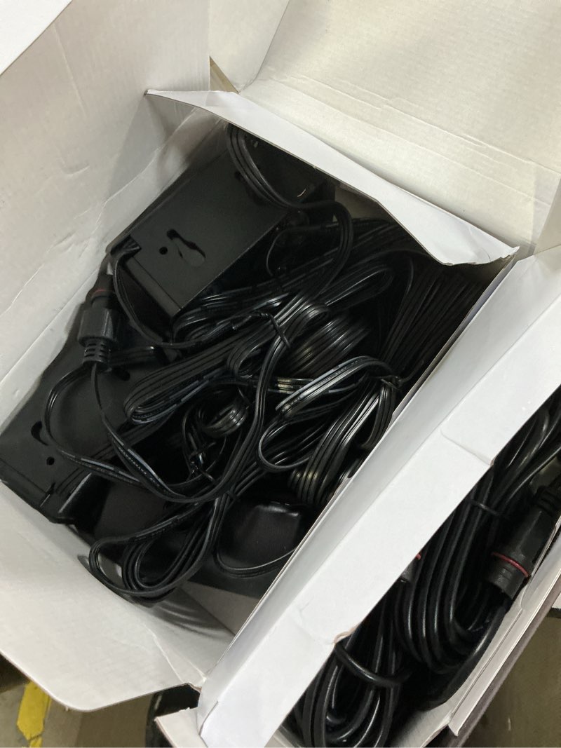 Condition photo showing Good Condition for brizled smart fence lights, rgbcw outdoor color changing deck lights app & voice controlled, 32.8ft music sync orange purple fence lighting smart lighting ip65 waterproof for halloween christmas decor rgbcw 6 pack