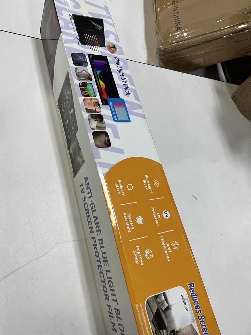 Condition photo showing Good Condition for Anti Glare Screen Protector for 55 inch TV, Anti Glare Matte TV Film Anti Blue Light Protectors,Relieve Screen Reflection Filter Relieve Eye Fatigue 55" 1221*689
