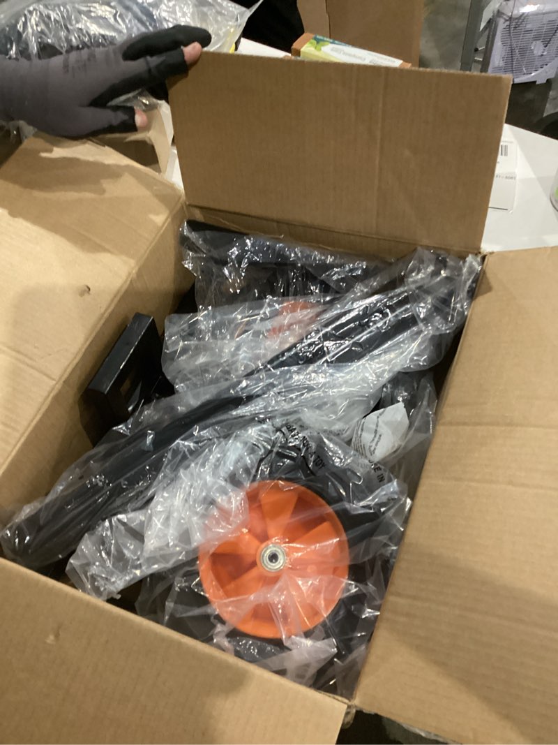 Condition photo showing As Is for Plant Caddy with Wheels, Heavy Duty Plant Dolly Cart with Adjustable Grabbing Arm and Suction Cups for Plant Pots, Garden Pot Mover Trolley Cart with Strap, Ideal for Indoor and Outdoor Use, Black