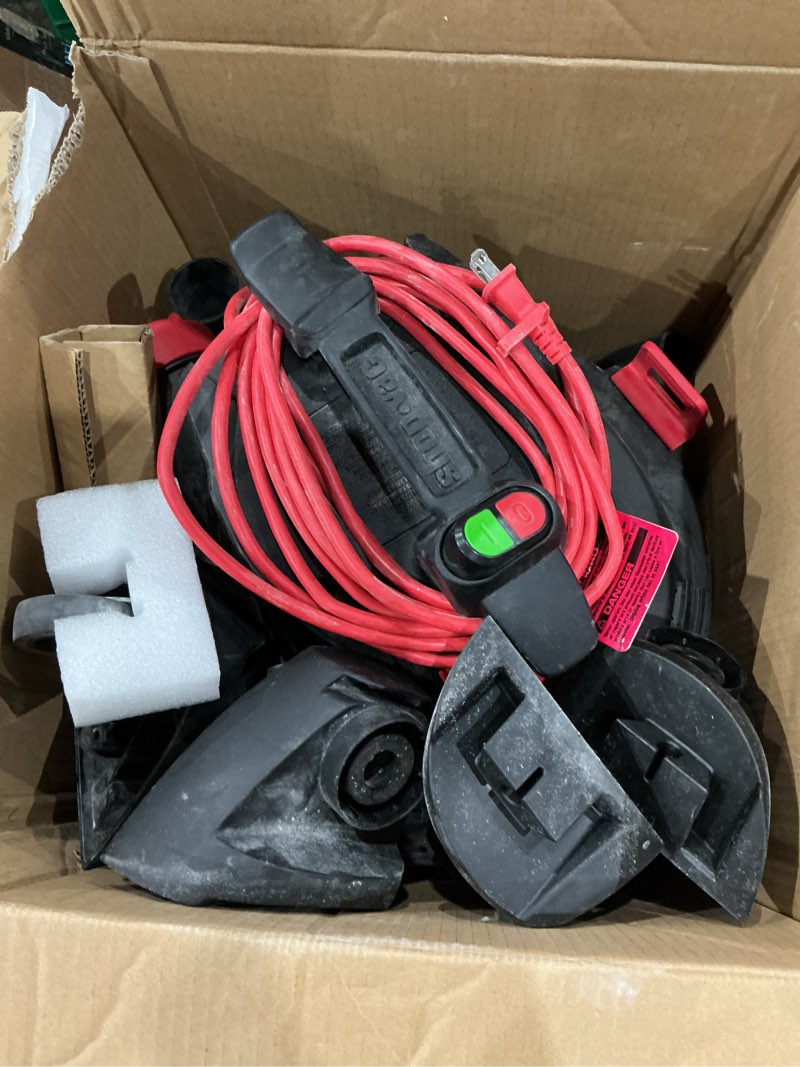 Condition photo showing As Is for shop-vac wet/dry shop vacuum with accessories included