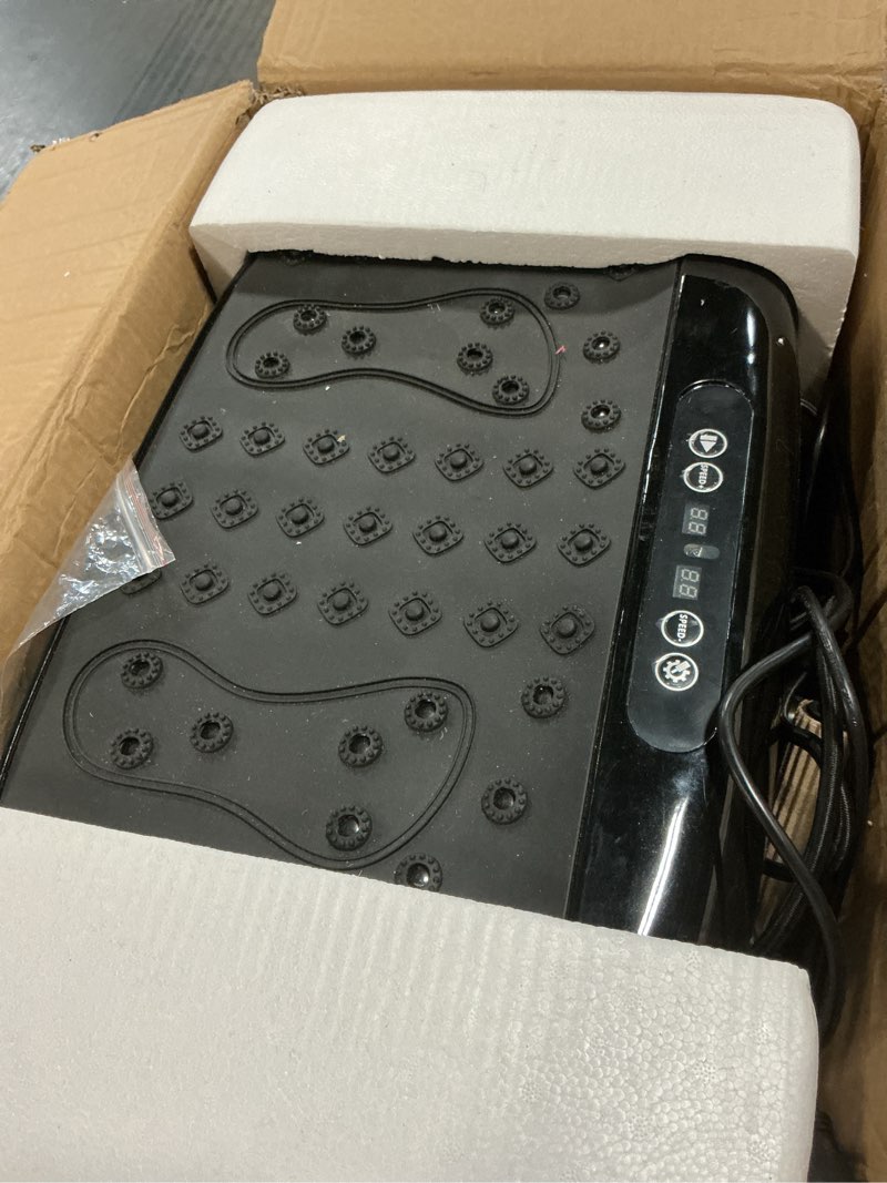Condition photo showing Good Condition for lifepro hexaplate lite vibration plate exercise machine with magnetic acupoints - full body vibration platform for beginners and recovery - lymphatic drainage massager for muscle toning and fitness